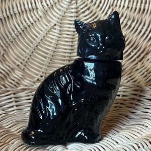 Vintage Avon Black Cat Kitten Figurine